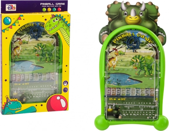 Pinballspil dinosaurer - grøn stander