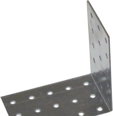 Stål vinkelbeslag 60 × 100 × 100 mm