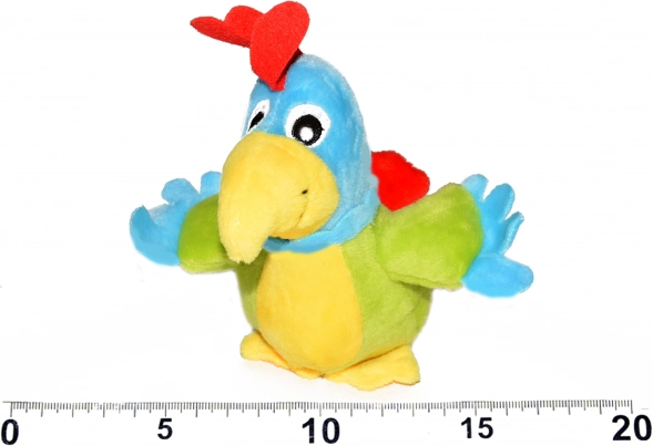 Plys papegøje Wiktor 12 cm