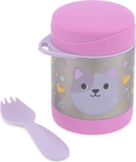 Skip Hop termobeholder til mad med spork – kat