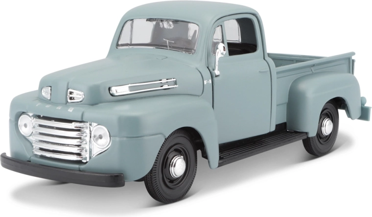 Maisto Ford F-1 pickup 1948 – gråblå metalmodel 1:24