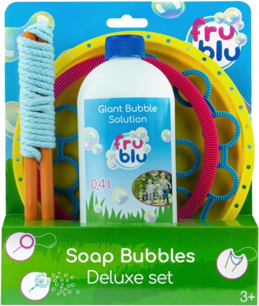 Deluxe sæbeboblesæt FRU BLU med 0,4 l opløsning