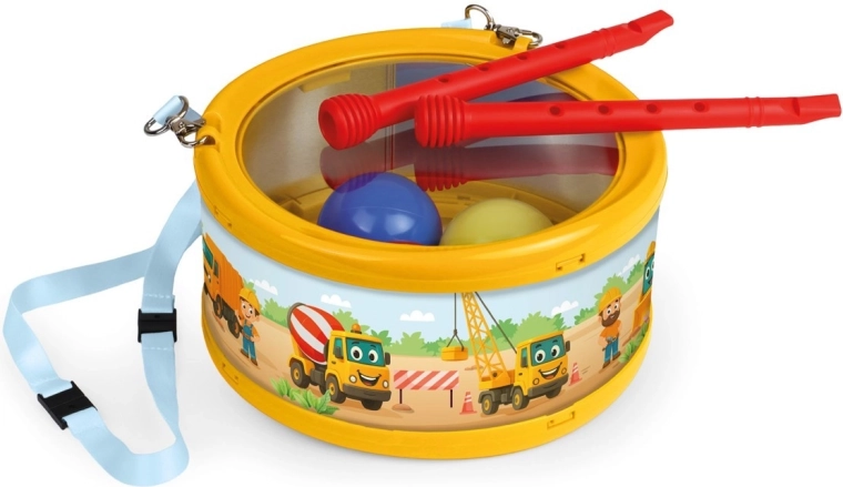 Glad lille tromme – Byggeplads 17 cm