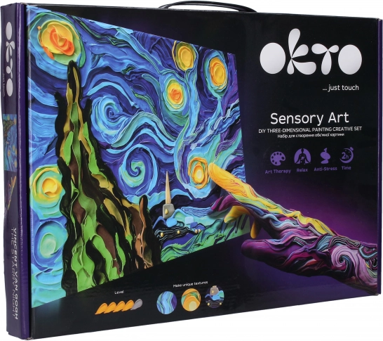 Okto Sensoty Art kreativ sæt Stjernenat 30 × 40 cm