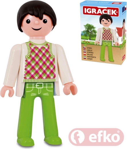 EFKO Igráček Onkel – figur 7,5 cm i æske