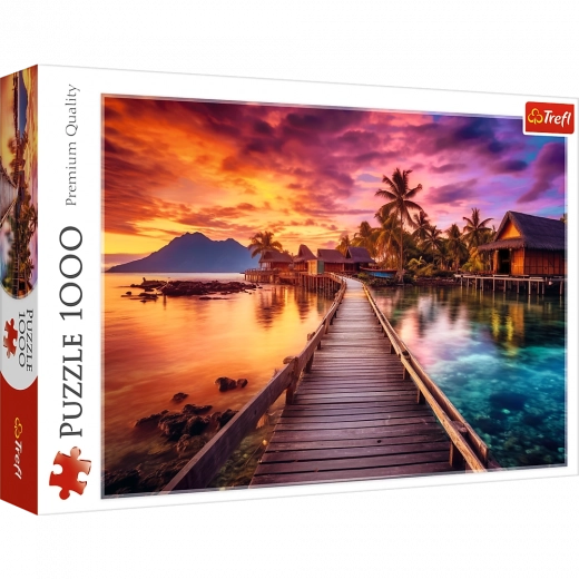 Puslespil 1000 brikker – paradisisk ø TREFL