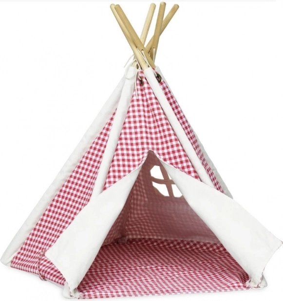 Mini tipi til dukker – ternet