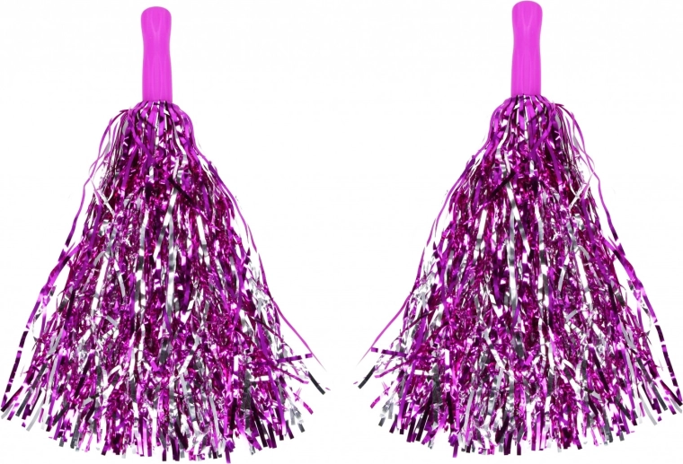 Strålende metalliske frynser