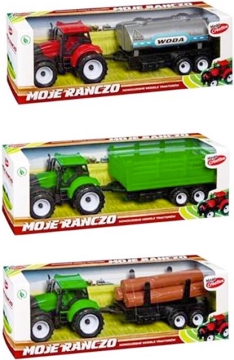 Traktor med trailer