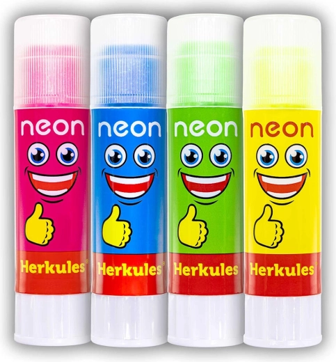 Limstift Herkules Neon 15 g med glimmer