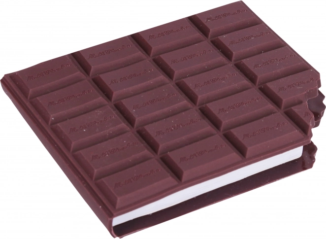 Ulinjeret notesbog Chokolade 8,5 × 10 cm