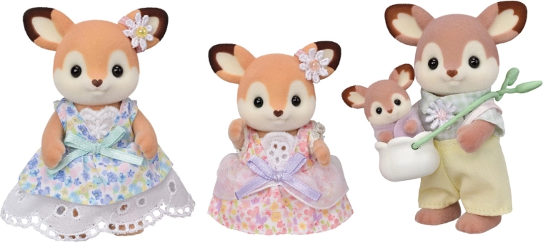 Sylvanian Families hjortefamilie – sæt med 4 figurer