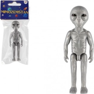 Udenjordisk plastikfigur 9 cm
