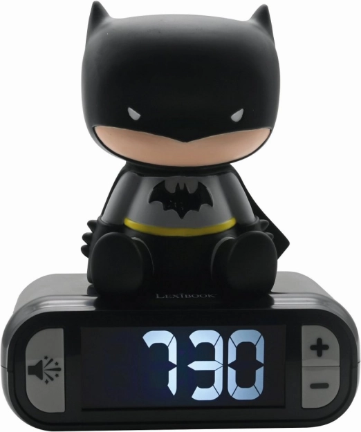 Børnevækkeur Batman med natlys