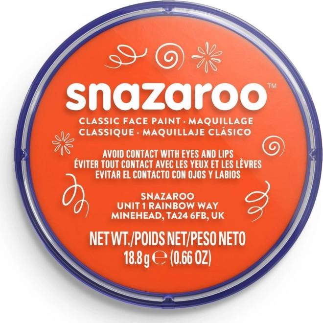 Snazaroo ansigtsfarve mørk orange 18ml