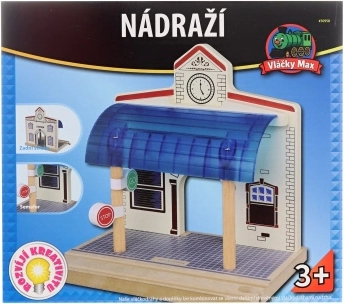 Vláčky Max-togstation med signal