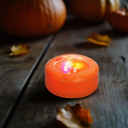 Halloween-stemnings-LED-belysning, orange