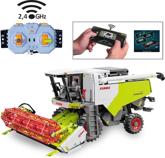 CaDA Claas Dominator 370 byggesæt af mejetærsker med fjernbetjening 1:18