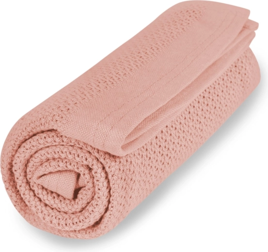 VINTER & BLOOM tæppe soft grid organic cloud pink