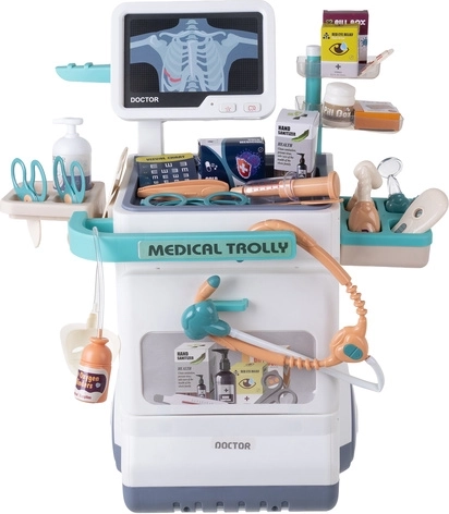 Omfattende sæt med 26 dele til lægeleg