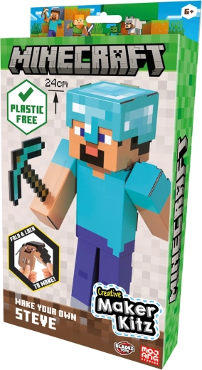 Stor 3D Steve-figur (ca. 25 cm)
