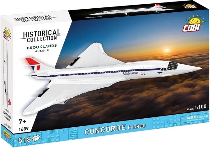 Byggesæt COBI Concorde G-BBDG 518 dele