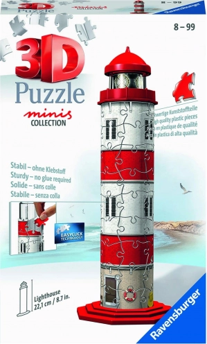 3D Puslespil Mini Fyrtårn