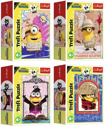 Minipuzzle Minions – tid til at lege, 54 brikker - 1 stk.