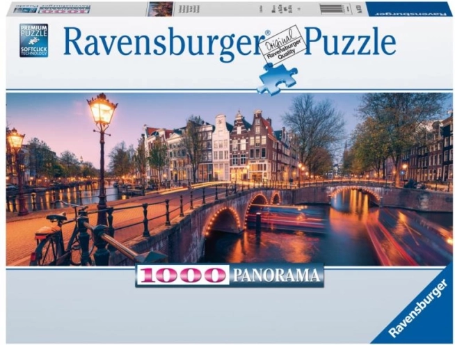 Panorama-puslespil Amsterdam 1000 brikker