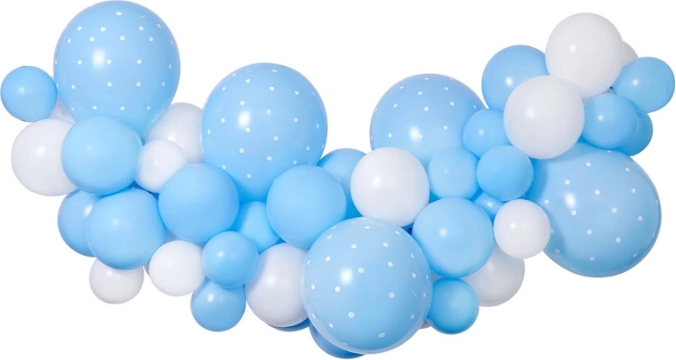Ballonguirlande Gemar DIY baby blue