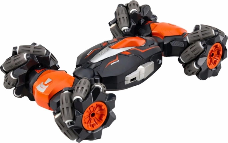 Omnidirektionelle hjul til sidedrift og 360° rotationer