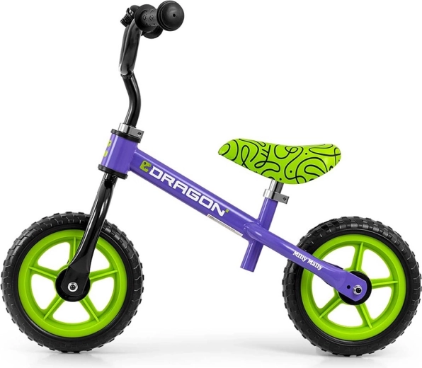 Børneløbecykel Milly Mally Dragon lilla