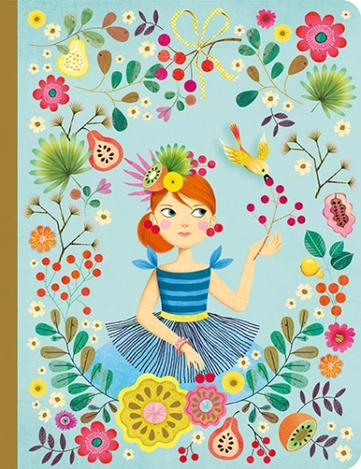 Designnotesbog Rose fra DJECO