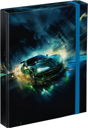 Baagl mapper til skolehæfter A5 racerbil