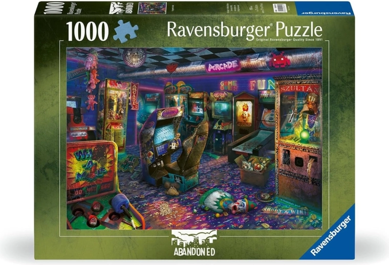Ravensburger puslespil Abandoned: glemt spillerum 1000 brikker