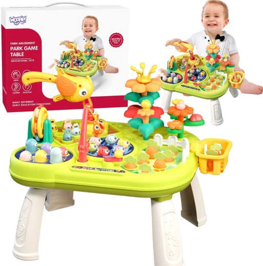 Woopie interaktivt lærings-multibord 8-i-1 Montessori