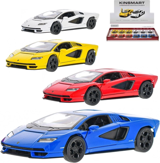 Kinsmart metalmodel af bil Lamborghini Countach LPI 800-4 12,5 cm (1:38) - 1 stk.