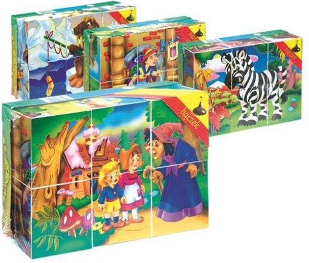 Mini billedpuslespil – 6 klodser