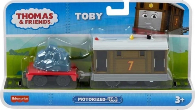 Motoriseret Toby-lokomotiv fra Thomas Toget-kollektionen