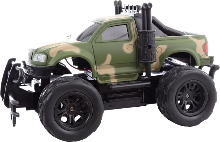 Camouflage offroad-design og store hjul