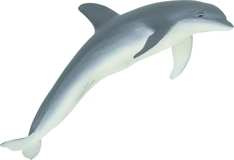 Realistisk figur af springende delfin