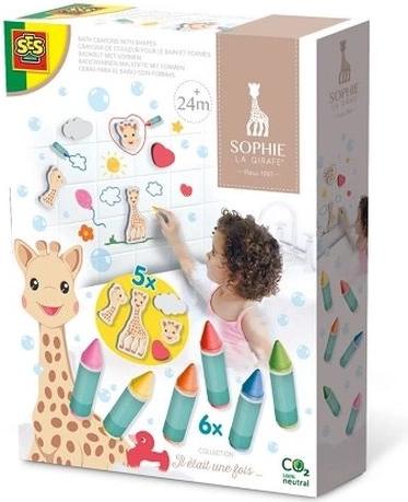 SES Sophie la girafe badevokskridt og skumfigurer