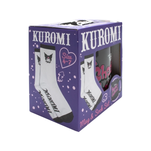 Kuromi gavesæt: krus og sokker