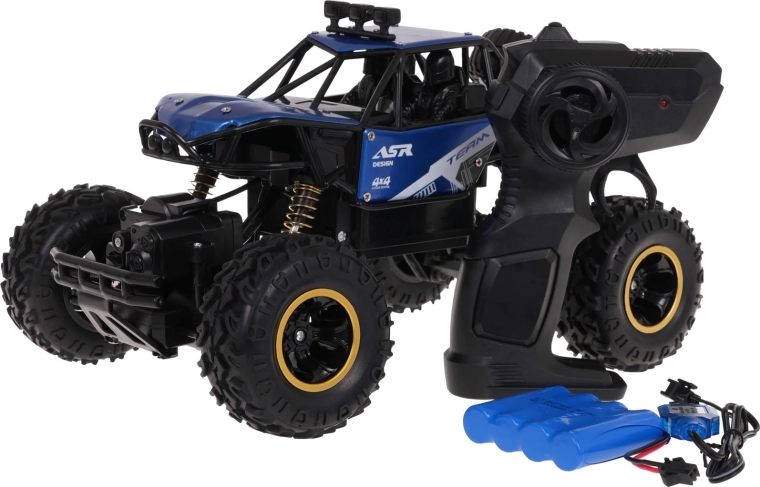 RC rock crawler 1:16 Monster Rock 4x4 – Blå