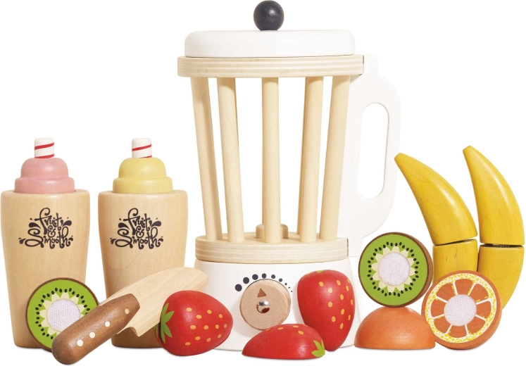 Le Toy Van retro træblender med frugt Fruit & Smooth