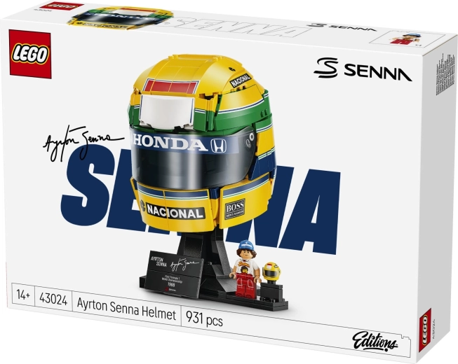 Ayrton Senna-minifigur i pakken