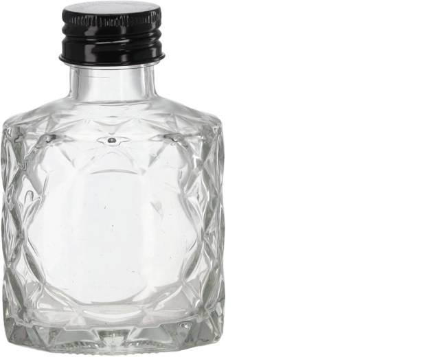Diament-flaske 100 ml med metal-skruelåg 28 mm