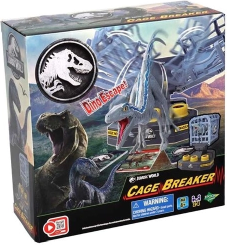 Epoch Jurassic World Cage Breaker – interaktivt spil med dinosaur