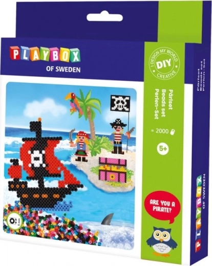 Playbox Strygeperler Sæt Pirater 2000 stk