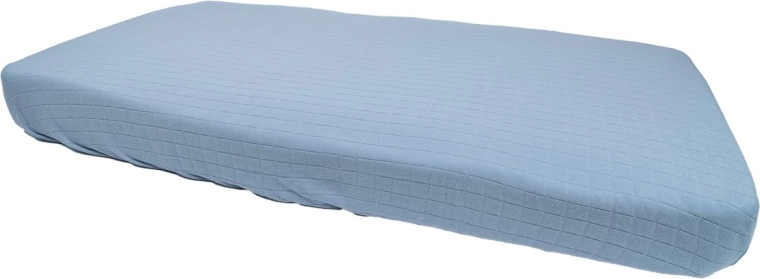 Lagen til babyseng Lodger Slumber solid 60 × 120 cm blue fogg